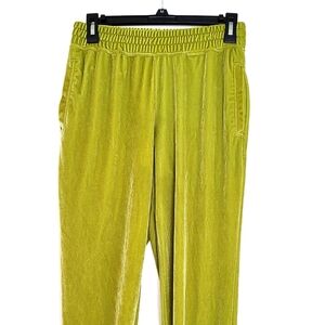 Fabletics Joggers Womens S Daria Luxe GreenVelour Pants Y2K